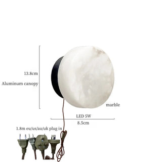 Celako™ Ivario Wall Light | Marble Nordic Minimalism Bedroom Lighting
