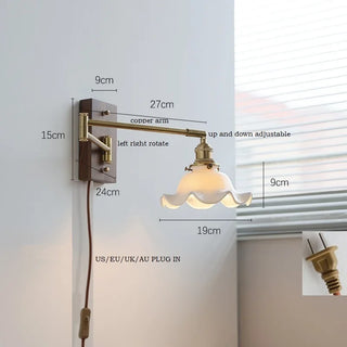 Celako™ Cereso Wall Light | Ceramic Entryway Lighting