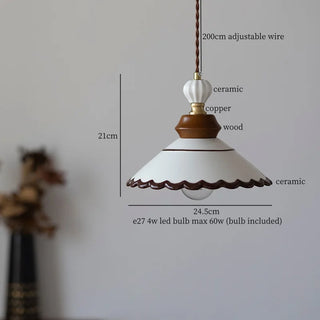 Celako™ Aurika Pendant Light | Ceramic Dining Room Lighting