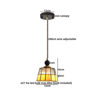 Celako™ Vitrelle Pendant Light | Glass Vintage Bedroom Lighting