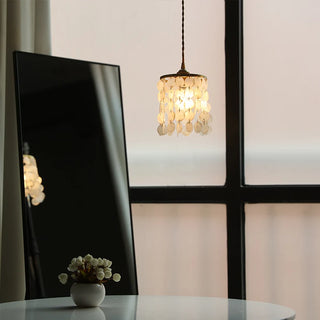 Celako™ Capiza Pendant Light | Crystal Dining Room Lighting