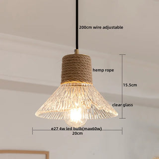 Celako™ Kiyoshi Pendant Light | Glass Dining Room Lighting