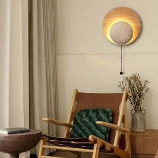 Celako™ Seluna Wall Light | Travertine Living Room Lighting