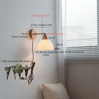 Celako™ Lunashi Wall Light | Glass Japan Wabi Sabi