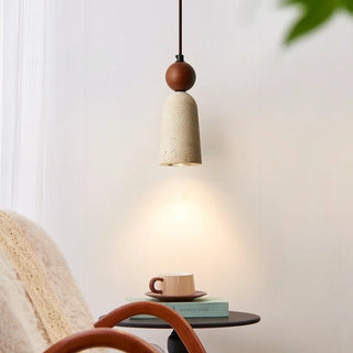 Celako™ Tiburine Pendant Light | Yellow Travertine Kitchen Island Lighting