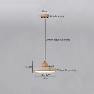 Celako™ Veltino Pendant Light | Marble Bedroom Lighting