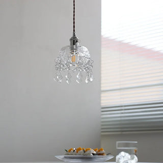Celako™ Cristella Pendant Light | Glass And Crystal Kitchen Island Lighting