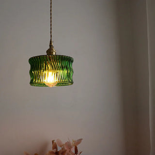 Celako™ Aerugo Pendant Light | Green Glass Stone Dining Room Lighting