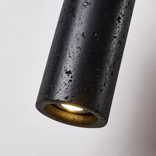 Celako™ Menhiria Pendant Light | Black Travertine Dining Room Lighting