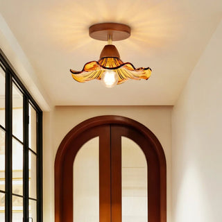 Celako™ Mellite Ceiling Light | Amber Glass Kitchen Island Lighting