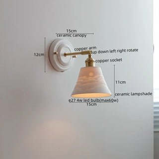 Celako™ Albaterra Wall Light | Copper Bedroom Lighting