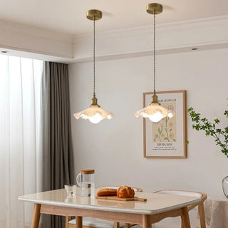 Celako™ Aurovia Pendant Light | Glass Bedroom Lighting