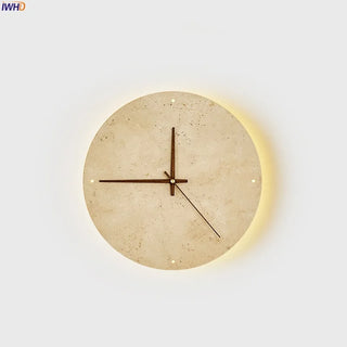 Celako™ Soltra Wall Light | Yellow Travertine Living Room Lighting