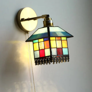 Celako™ Prismia Wall Light | Tiffany Vintage Glass Bedroom Lighting