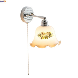 Celako™ Dentelle Wall Light | Glass French Vintage Bedroom Lighting