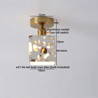 Celako™ Sabiara Ceiling Light | Yellow Travertine Kitchen Island Lighting