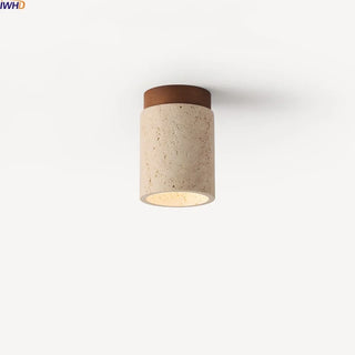 Celako™ Sabbia Ceiling Light | Yellow Travertine Modern Style Living Room Lighting