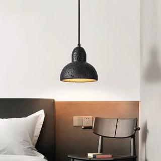 Celako™ Umbraite Pendant Light | Black Travertine Living Room Lighting