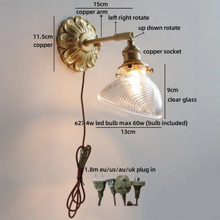 Celako™ Florale Wall Light | Resin Living Room Lighting