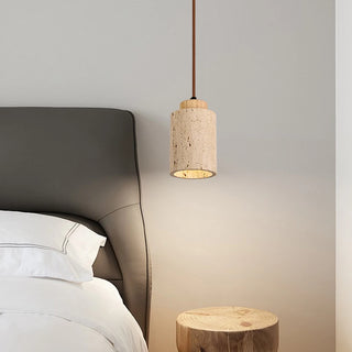 Celako™ Travenza Pendant Light | Yellow Travertine Kitchen Island Lighting