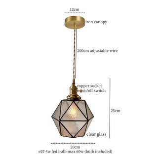 Celako™ Ondulato Pendant Light | Glass Living Room Lighting