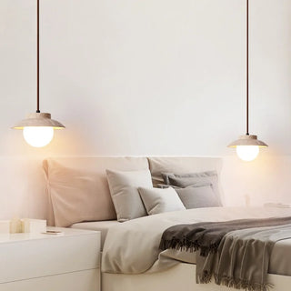 Celako™ Amberin Pendant Light | Yellow Travertine Kitchen Island Lighting