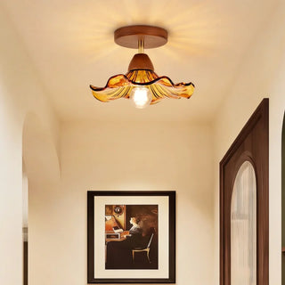 Celako™ Mellite Ceiling Light | Amber Glass Kitchen Island Lighting