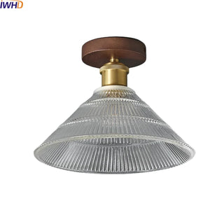 Celako™ Vitrine Ceiling Light | Aluminum Glass Living Room Lighting