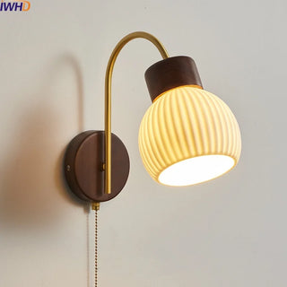 Celako™ Lutina Wall Light | Ceramic Nordic Living Room