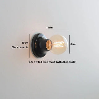 Celako™ Kiyoko Wall Light | Ceramic Bedroom Lighting