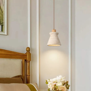 Celako™ Limora Pendant Light | Wood Yellow Travertine Living Room Lighting
