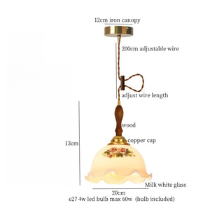 Celako™ Aurivelle Pendant Light | Glass Stone Kitchen Island Lighting
