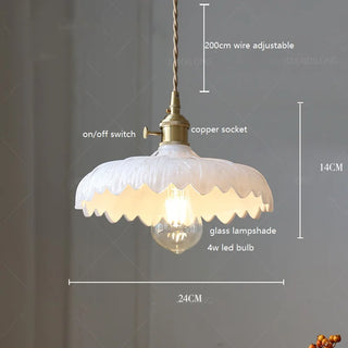 Celako™ Zelora Pendant Light | Glass Dining Room Lighting