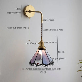 Celako™ Aurilia Wall Light | Glass Vintage Living Room Lighting