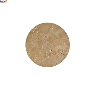Celako™ Sabino Wall Light | Yellow Travertine Vintage Bedroom Lighting