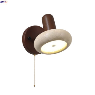 Celako™ Auretine Wall Light | Yellow Travertine Bedroom Lighting