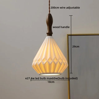 Celako™ Vescera Pendant Light | Ceramic Bedroom Lighting