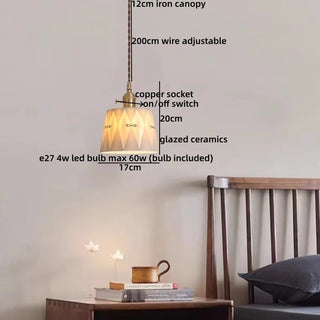 Celako™ Argilla Pendant Light | Ceramic Vintage Kitchen Island Lighting
