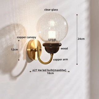 Celako™ Aesura Wall Light | Glass Living Room Lighting