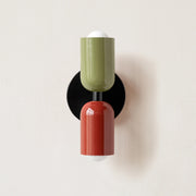 green red