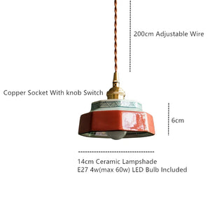 Celako™ Ceruise Pendant Light | Ceramic Dining Room Lighting