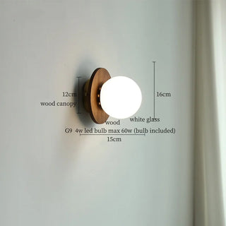 Celako™ Sferia Wall Light | Glass Modern Style Bedroom Lighting