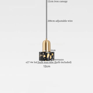 Celako™ Tesserae Pendant Light | Terrazzo Kitchen Island Lighting