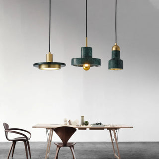 Celako™ Lythos Pendant Light | Marble Copper Dining Room Lighting