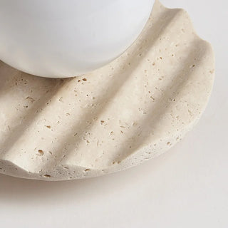 Celako™ Ochrine Ceiling Light | Yellow Travertine Dining Room Lighting