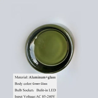 Celako™ Lunaris Wall Light | Glass Bedroom Lighting
