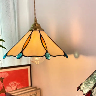 Celako™ Coralia Pendant Light | Glass Stone Bedroom Lighting