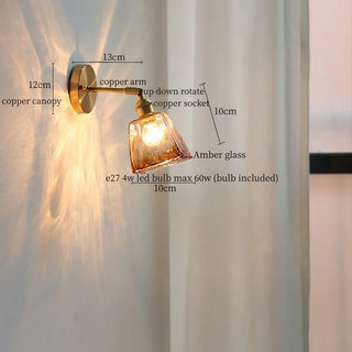 Celako™ Prismia Wall Light | Tiffany Vintage Glass Bedroom Lighting