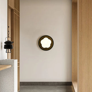 Celako™ Petrona Wall Light | Black Travertine Bedroom Lighting