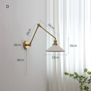 Celako™ Fermato Wall Light | Ceramic Bedroom Lighting
